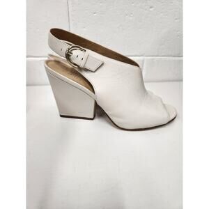 Naturalizer Women's Shae Block Heel Open Toe Sandals, Size 9M, Off White Nashae